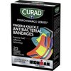 Curad Bandages, Antibacterial, Extreme Hold, AST Sizes, 20/BX, AST MIICURIM5021